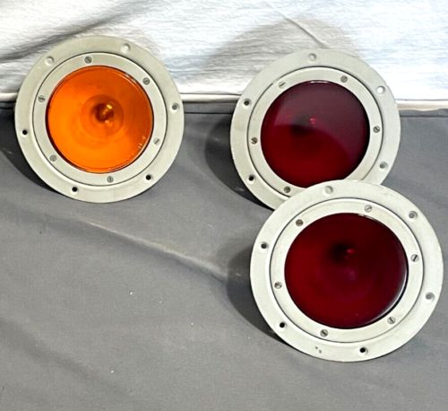 WWII nos GRIMES Aircraft Identification LIGHT ASSEMBLY AN3096 Red Amber, US $39.99, image 8