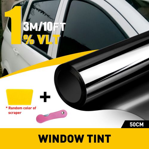 1% VLT Auto Car Window Tint Film Scratch Resistant Window Privacy Film 20"x10', US $11.99, image 7