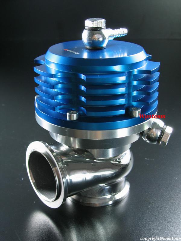 44mm turbo stainless steel wastegate  waste gate 11 psi blue