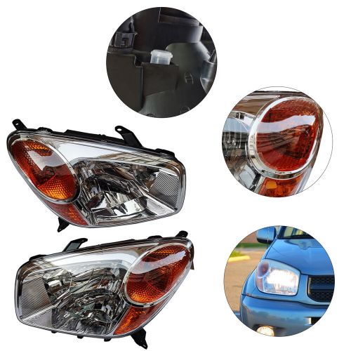 Pair Headlights Set For 2004-2005 Toyota RAV4 Left and Right Front Halogen Light, US $136.00, image 21