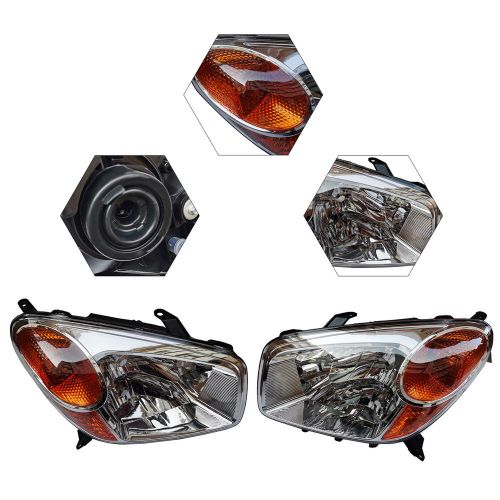 Pair Headlights Set For 2004-2005 Toyota RAV4 Left and Right Front Halogen Light, US $136.00, image 23