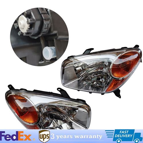 Pair Headlights Set For 2004-2005 Toyota RAV4 Left and Right Front Halogen Light, US $136.00, image 24