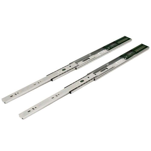 Gtv boat drawer slides pk-l-h45-350 | soft closing galvanized (pair)