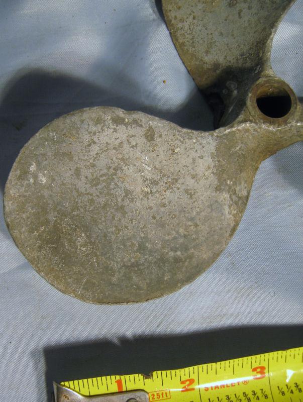 Vintage 3 Blade Aluminum Boat Outboard Propeller For Repair or Decoration, US $14.99, image 2