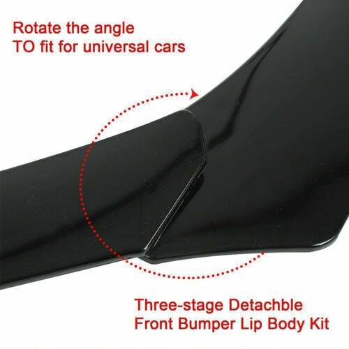 For 17-20 BMW 5 Series G30 G31 Front Bumper Lip Spoiler Body Kit Glossy Black US, US $72.99, image 7
