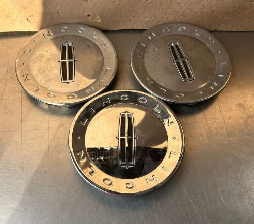 ✅LINCOLN MKZ, MKX ,TOWN CAR CHROME CENTER CAPS 3 Pack #9W13-1A096-BA, US $60.35, image 3
