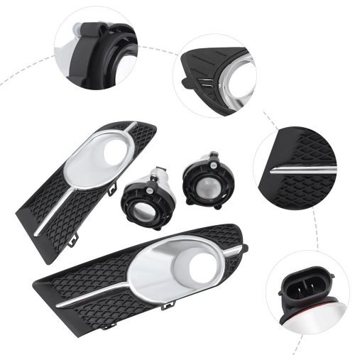 Front Bumper Pair Lamp Fog Light For 2012-2017 Buick Verano LH+ RH Replacement, US $49.53, image 16