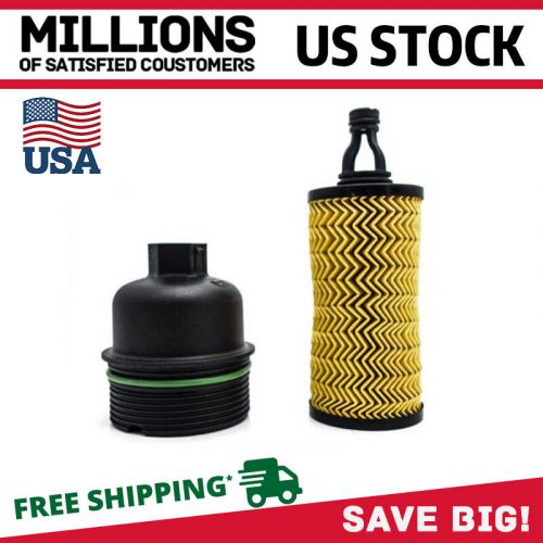 New Oil Filter +Cap 287289 311401 Fit For Maserati Ghibli Levante 3.0L 2014-2018, US $12.49, image 5