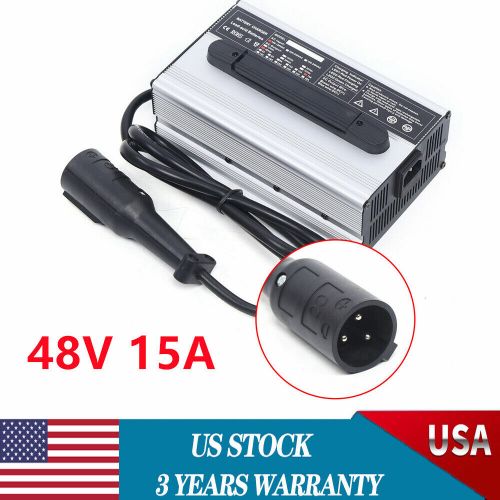 Fits For Club Car 48V 15 AMP Golf Cart 48 Volt Round 3 Pin Plug Battery Charger, US $99.07, image 10