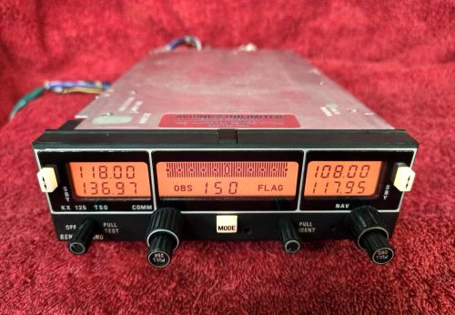 Bendix king kx125 nav/com 069-01028-0101 with faa 8130-3 form