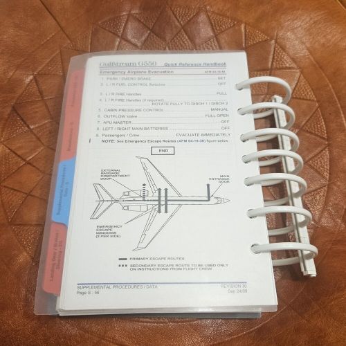 Gulfstream G550 Quick Reference Handbook, US $100.00, image 9
