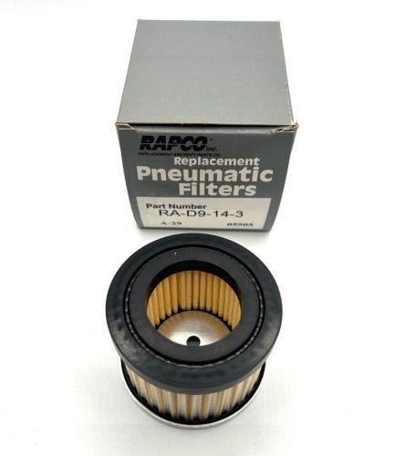 Rapco ra-d9-14-3 inlet air filter element p/n 10-23860 (new)