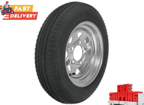 Loadstar 4.80-12 Bias Trailer Tire with 12" Galvanized Wheel - 5 on 4-1/2, US $79.99, image 5