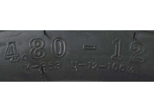 Loadstar 4.80-12 Bias Trailer Tire with 12" Galvanized Wheel - 5 on 4-1/2, US $79.99, image 7