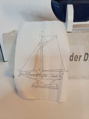 Sailboat Kit Contender DB 18" Blue Sails Sailboat, US $60.00, image 5