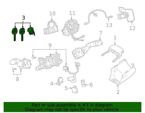 Genuine Toyota Cylinder & Keys 89070-0R300, US $145.99, image 4