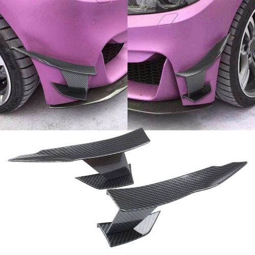 Universal Carbon Fiber Look Car Front Bumper Lip Splitter Fins Body Canards4748, C $22.94, image 8