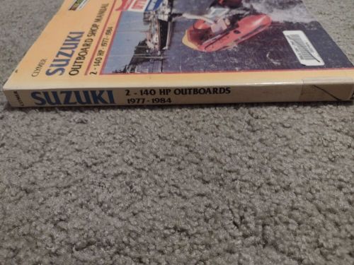 Suzuki Outboard 1977-1984 - 2-140HP Shop Repair and Tune-Up Manual Clymer B780, US $9.99, image 4