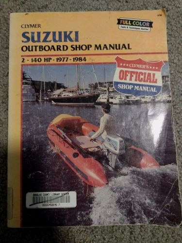 Suzuki Outboard 1977-1984 - 2-140HP Shop Repair and Tune-Up Manual Clymer B780, US $9.99, image 9