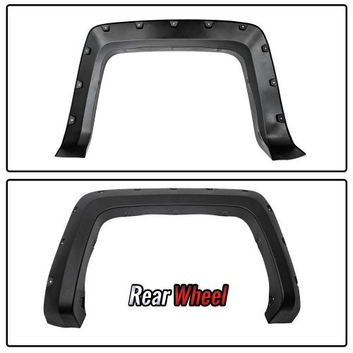Fit For 14-18 Silverado 4 Pocket-Riveted Wheel Protector Fender Flares Cover, US $102.68, image 9