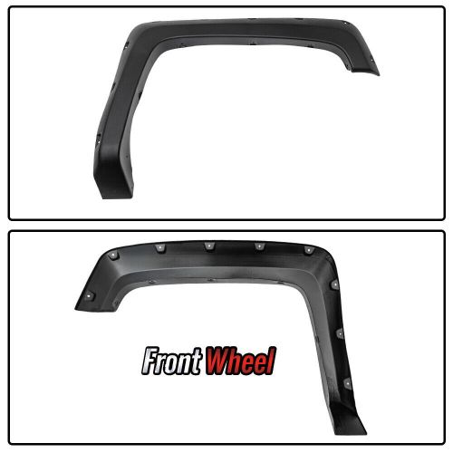 Fit For 14-18 Silverado 4 Pocket-Riveted Wheel Protector Fender Flares Cover, US $102.68, image 10