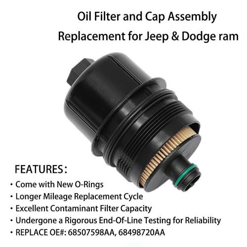 OIL FILTER FOR 2020 2021 JEEP WRANGLER RAM 1500 DT 3.0L DIESEL ENGINE 68507598AA, US $16.99, image 7