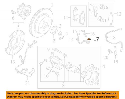 NISSAN OEM Brake-Front-Brake Hose Gasket 46237A4600, US $1.92, image 2