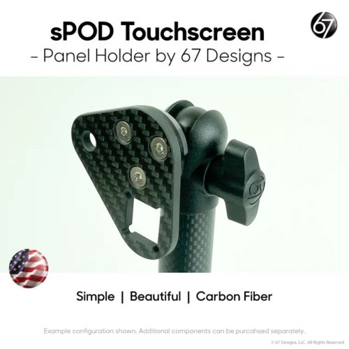 67 Designs sPOD Touchscreen Holder 20mm ball 67d - Black - NEW, US $19.95, image 5