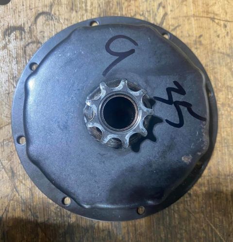 VINTAGE RACING KART YAMAHA KT100 HORSTMAN DXL 3 DISC CLUTCH DRUM 9 T 35 CHAIN, US $24.99, image 3