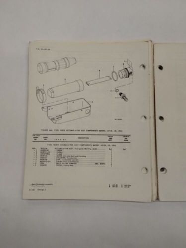 General Electric J47-ST-25/25A/J47-23/25/25A/27 Turbojet Engine Illust. Parts, US $49.95, image 12