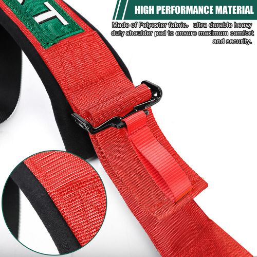 1PCS 5 Point Racing Harness Camlock Quick Release Safety Seat Belt Red ATV UTV, US $59.99, image 3