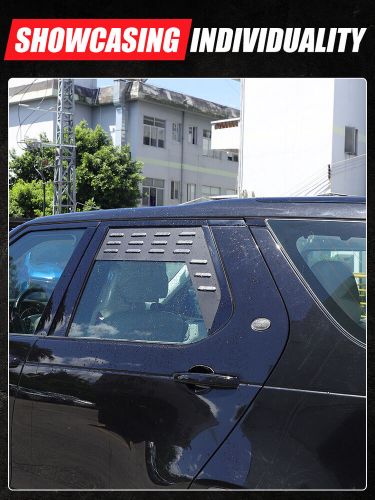 Black Alloy Rear Window Ventilator Louvre Trim Für Land Rover Discovery 5 2017+, US $, image 3