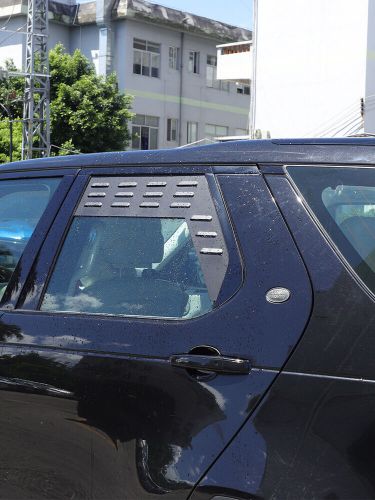 Black Alloy Rear Window Ventilator Louvre Trim Für Land Rover Discovery 5 2017+, US $, image 8