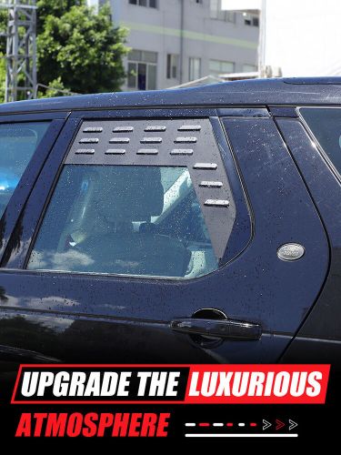 Black Alloy Rear Window Ventilator Louvre Trim Für Land Rover Discovery 5 2017+, US $, image 11