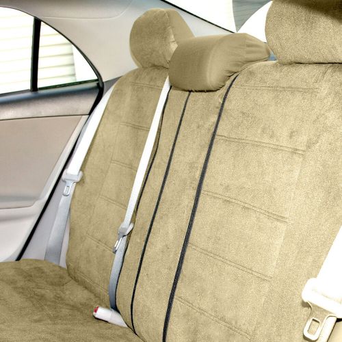 For Audi Semi Custom Beige Velour Seat Steering Wheel Covers Full Set New, US $44.99, image 6