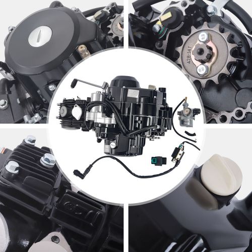 110CC Dirt Bike Engine Motor Semi Auto Transmission Kick Start fit TaoTao Roketa, US $222.38, image 14