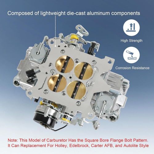 4 Barrel 650 CFM Double-Pumper Carburetor Electric Choke E-Choke BR-67255 US, US $316.99, image 7