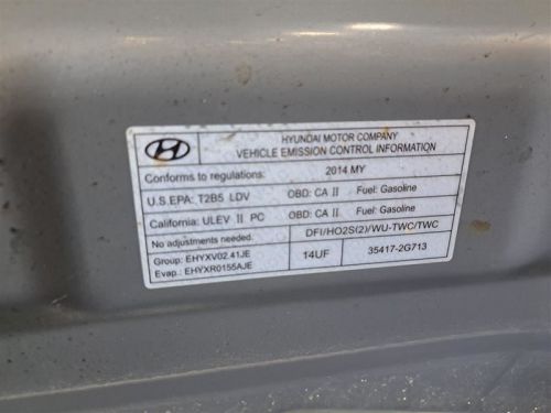 Rh passenger side headlamp assembly 2014 sonata sku#3935106