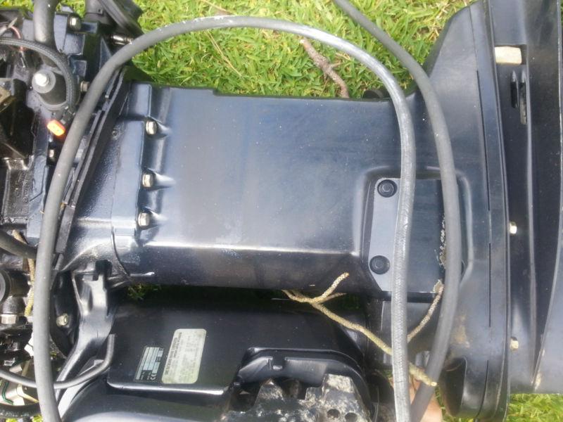 2001 evinrude ficht ram 225 exhaust housing, exhaust adapter and exhaust