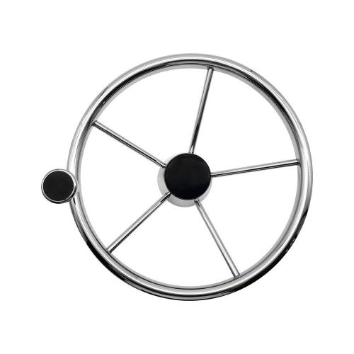 Alastin Stainless Steel 13 inch Steering Wheel with Knob for Marine Boat Yacht, US $111.69, image 5