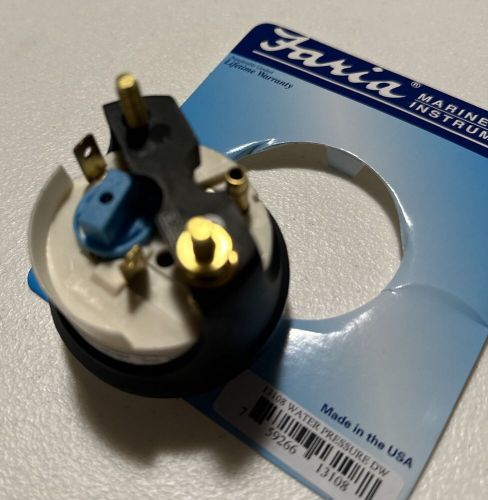 WATER PRESSURE GAUGE KIT 13108 30PSI UNIVERSAL OUTBOARD MOTOR DRESS WHITE MARINE, US $69.99, image 6