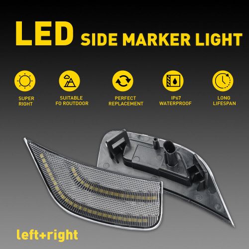 White side lights for marker 2021-up cadillac escalade suburban chevy gmc yukon