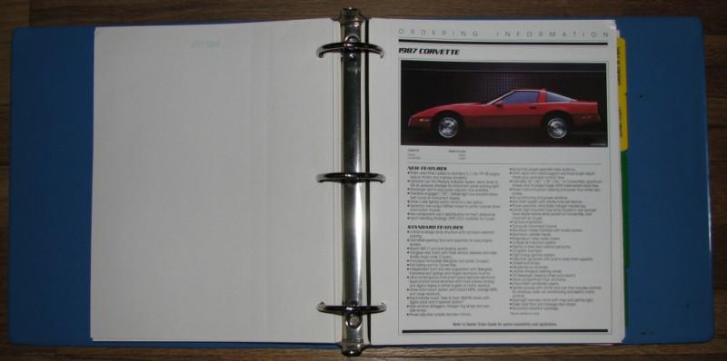 1987 Chevrolet Dealer Order Guide Corvette Camaro , US $29.99, image 3