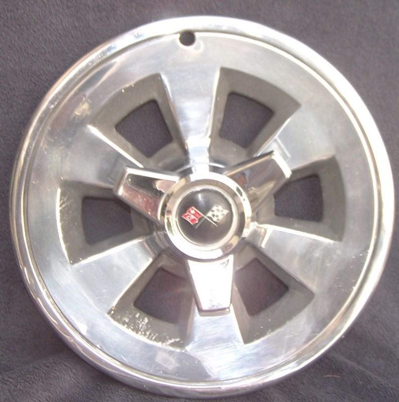 Sell 65 1965 Chevy Corvette Spinner Hubcaps Wheel Covers OEM SET OF 2 Vette in Bellevue