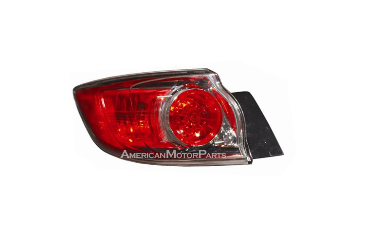 Depo driver & passenger side replacement tail light lamp 10-12 mazda 3