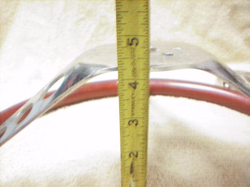 Vintage Superior 500 Red Metal Flake Steering Wheel 14 1/2