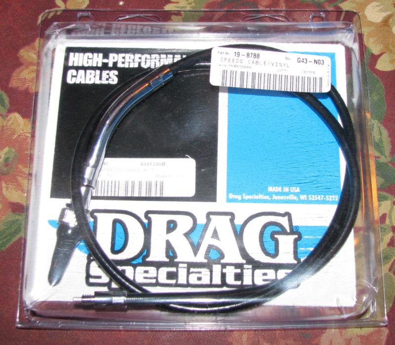 Harley speedometer cable - drag specailties - 41.5"