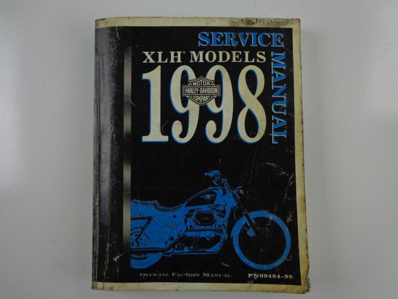 Harley davidson 1998 xlh sportster models service manual 99484-98