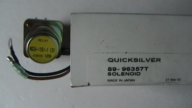 89-96357t  mercury quicksilver str solenoid