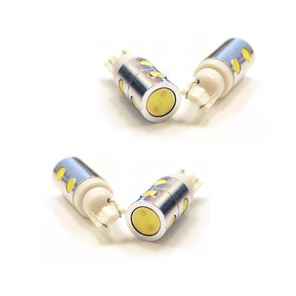 4pcs  white car auto led smd 4w t10 light bulb lamp auto car dc 12v t1042 